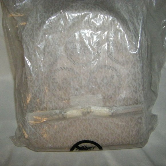 Michael-Kors Rhea Zip Medium Pink Leather Backpack NEW SEALED - Picture 10 of 13